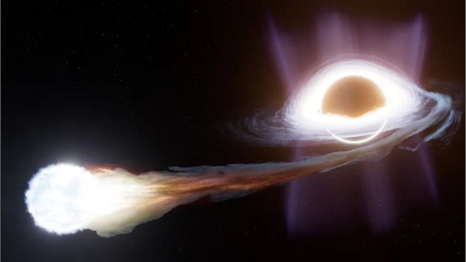 Black Hole Tears Star Apart, Sends Out Powerful Flares Six Months Later