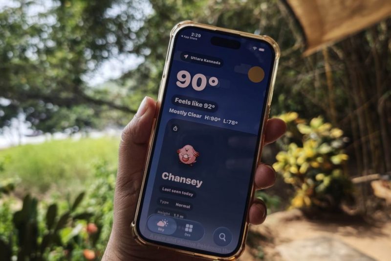 I tried this Pokémon-inspired weather app, and checking the weather now feels like a…