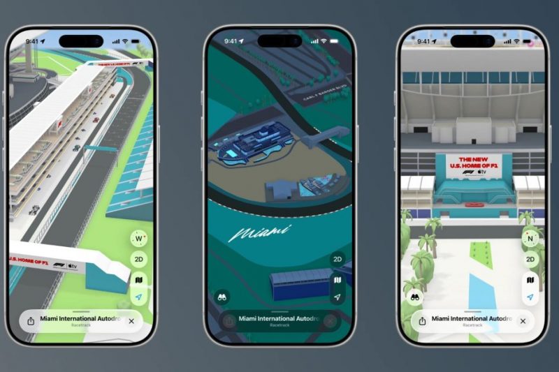 Apple Maps adds in-depth F1 experience for Miami Grand Prix