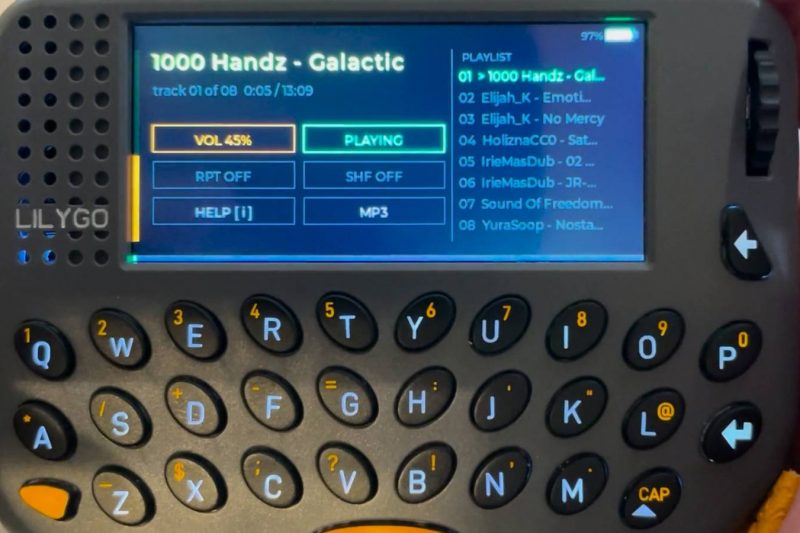 Someone turned an ESP32 T-LoRa Pager into a portable music machine, and you can too