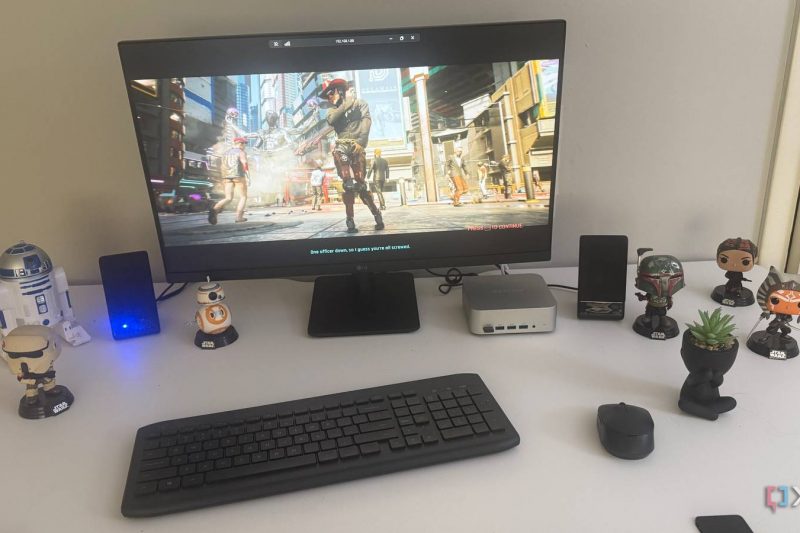 I ran Cyberpunk 2077 inside a Proxmox VM on a mini PC, and it actually worked