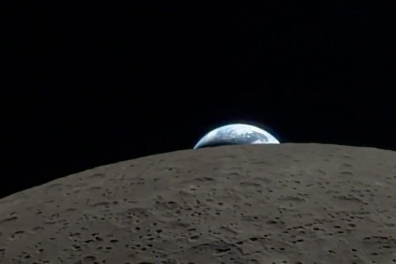 NASA shares iPhone video capturing Earthshine from Orion during Artemis II