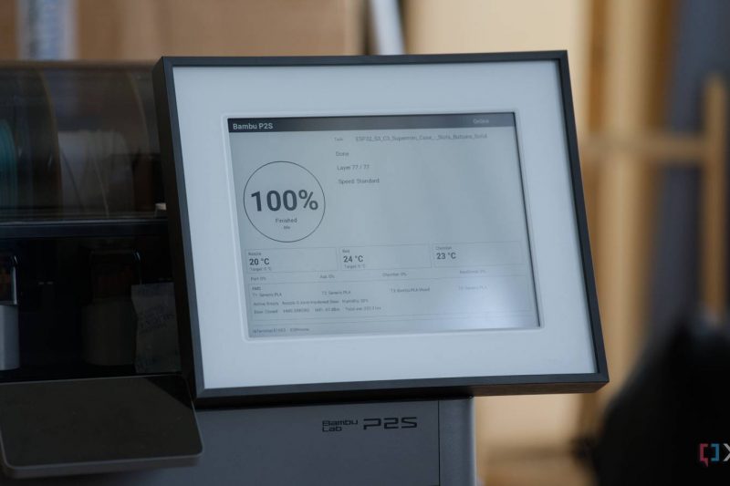 I built a 10-inch ePaper dashboard for my 3D printer, and it's the best display…