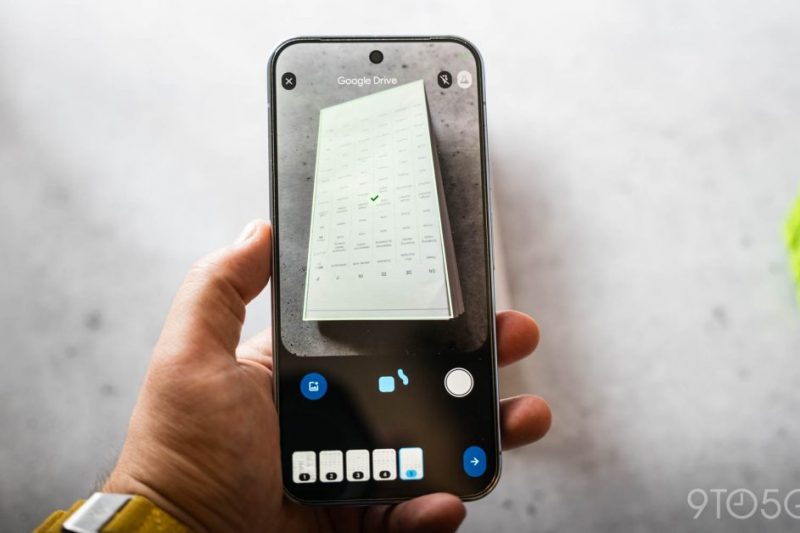 Google Drive rolling out powerful document scanner redesign for higher-end Android…