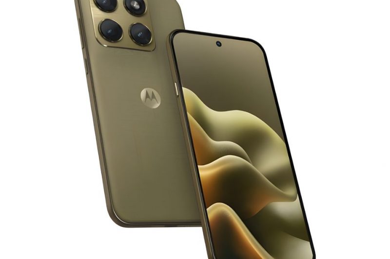 Motorola Edge 70 leak shows a phone that goes all gold and glittery