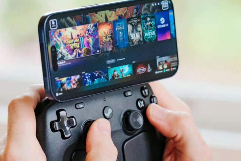 Transform your new Steam Controller into a makeshift Steam Deck with this accessory