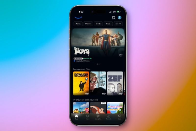 Prime Video just launched vertical video inside its iPhone app