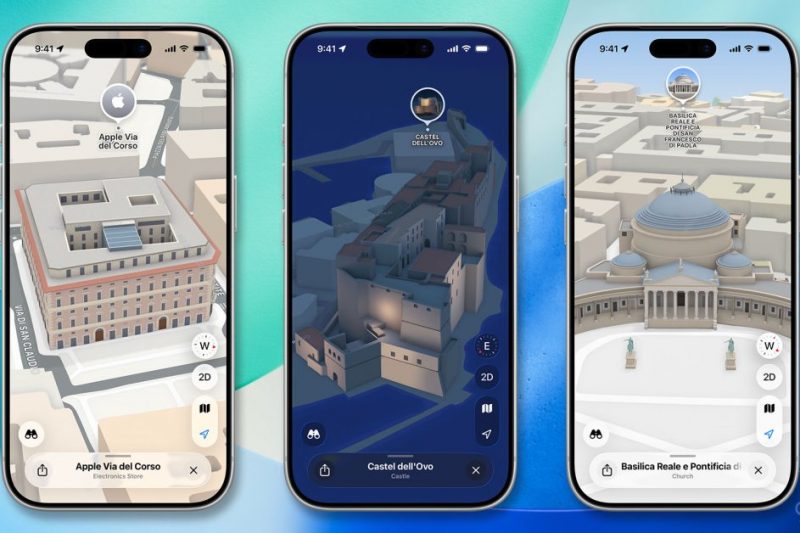 Apple Maps expands Detailed City Experience to Rome and Naples