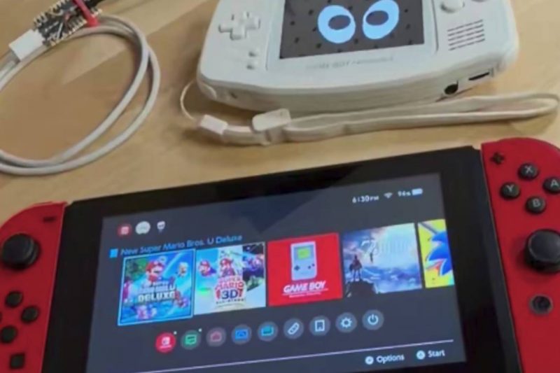 Someone turned a GBA into a Switch controller, and it uses the OG Link Cable as the…