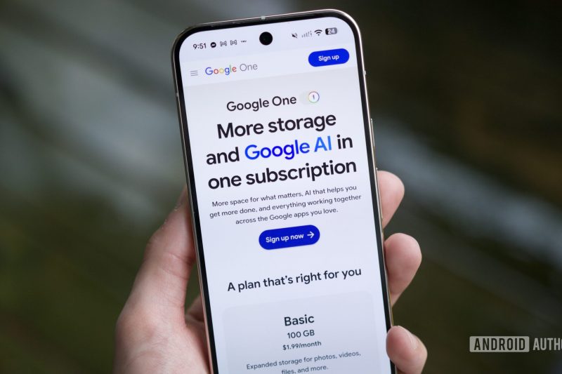 I have a bad feeling about the future of Google One prices