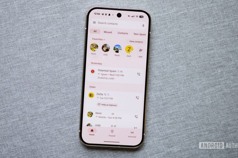 Android phones are finally getting an iPhone-style dialer upgrade