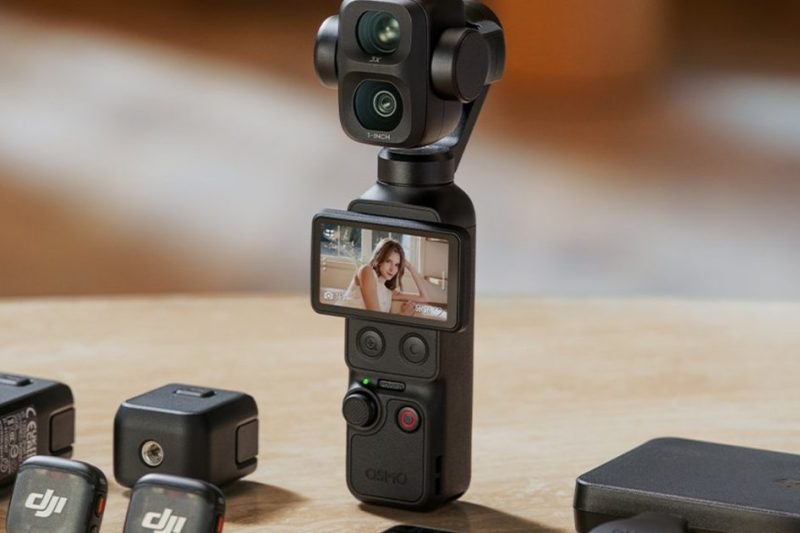DJI’s Osmo Pocket 4P packs two cameras and a 1,000-nit OLED screen