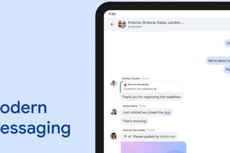 Google Chat icon tweaked to look less like Google Messages