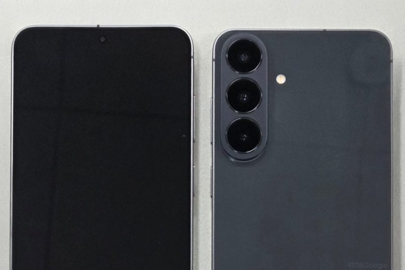 Galaxy S26 FE leaks in hands-on image with an updated, slightly funky camera bump