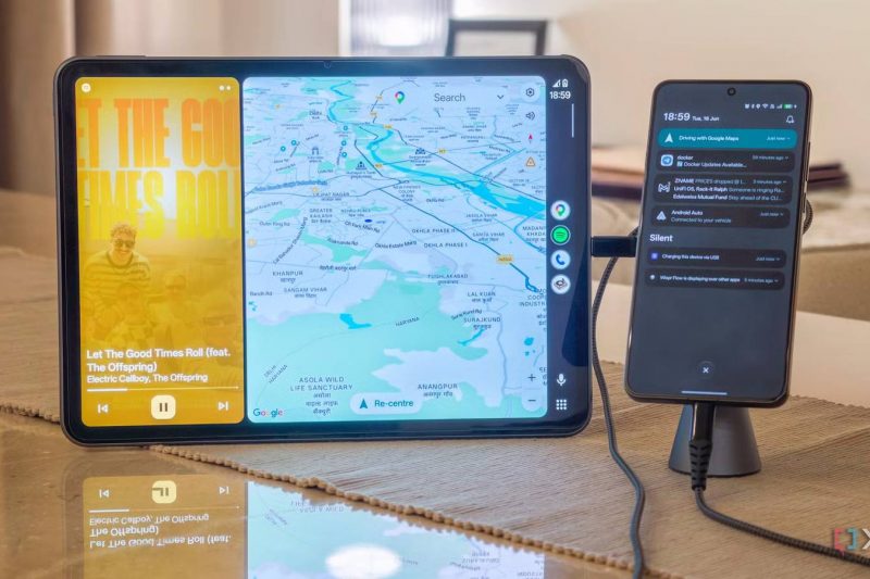 I turned my old Android phone into an Android Auto display, and now I use it every…