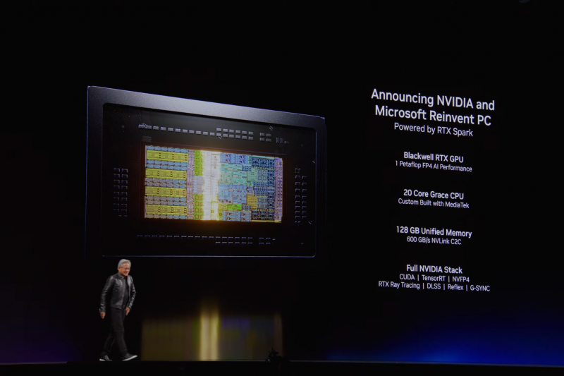 Nvidia's RTX Spark will "reinvent the PC," giving Windows on Arm the…