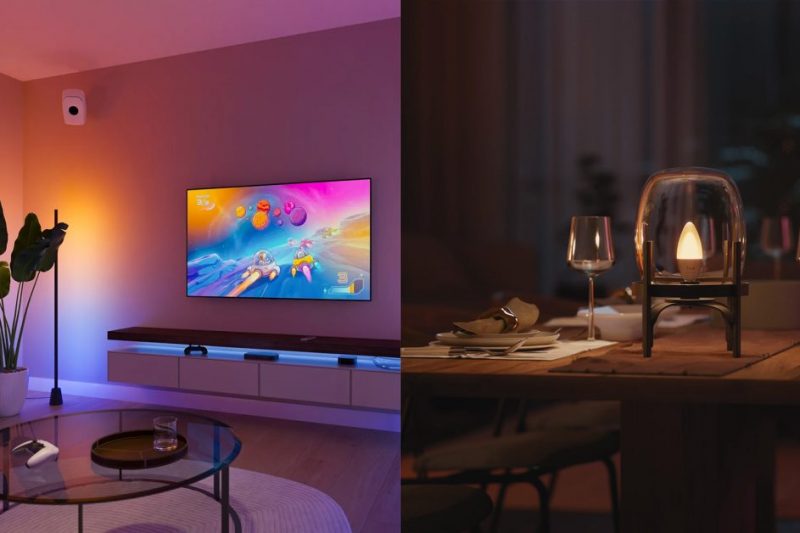 Philips Hue debuts table & floor lamps with TV sync, new candle bulb