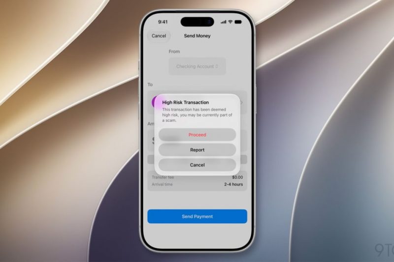 iOS 27 helps apps detect when a user may be getting scammed in real time